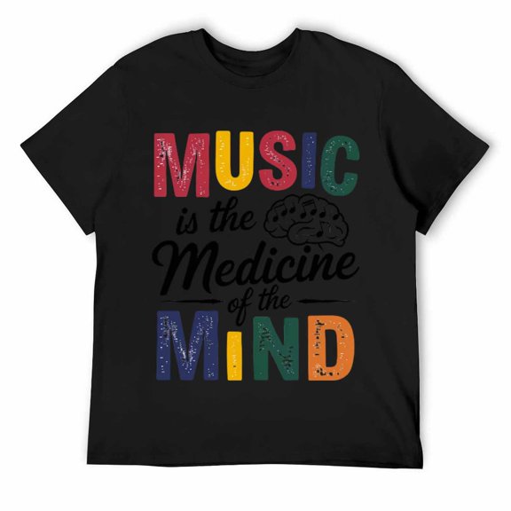 Funny Teacher Shirt GiftMusic is the medicine of the mind T-Shirt