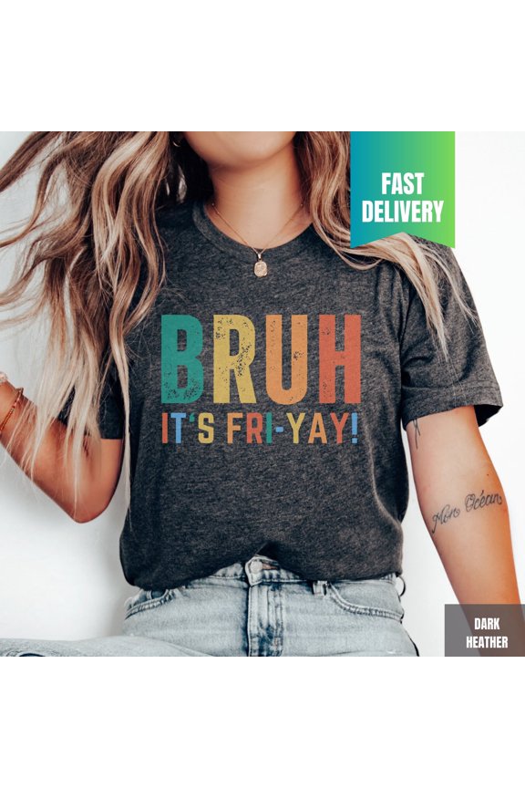Funny Teacher Shirt It's Fri-Yay Friday Weekend