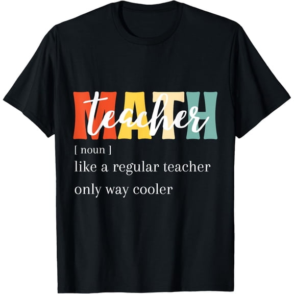 Funny Teaching School Teacher Math Teacher Definition T-Shirt