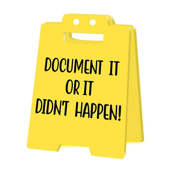 Funny Team Office Gifts - Funny Fun Gag Desk Warning Caution Sign Cubicle Decor for Coworker Teammate Employee Boss Birthday Christmas White Elephant Gift Under 10 Dollar