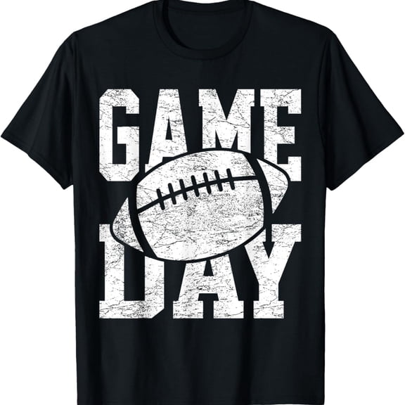 Funny Team Spor Vintage Football Season Game Day T-Shirt