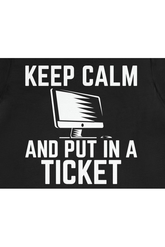 Funny Tech Support Shirt Gift IT Helpdesk Tee Computer Tshirt Admin Geek Sysadmin Office