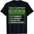 thumbnail image 1 of Funny Tech Support T-Shirt IT Professional Gift T-Shirt, 1 of 7