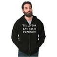 thumbnail image 1 of Funny Tell Your Cat I Said Psps Joke Zip Up Hoodie Men's Women's Brisco Brands S, 1 of 6