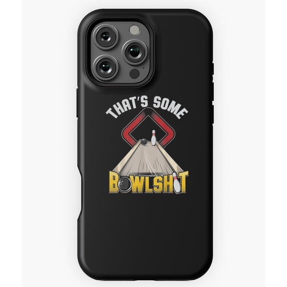 Funny Ten Pin 10 Bowling Gift Phone Case for iPhone 16 15 14 13 12 11 Pro Max