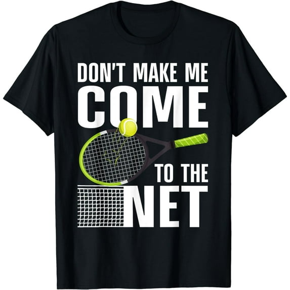 Funny Tennis Art For Women Men Teens Tennis Player Lover T-Shirt