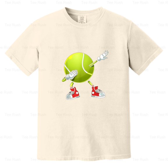 Funny Tennis Dab Ball Player Racket Sports Fan Dab Dance Humor Gift, Comfort Color T-Shirt Unisex, up to 4XL