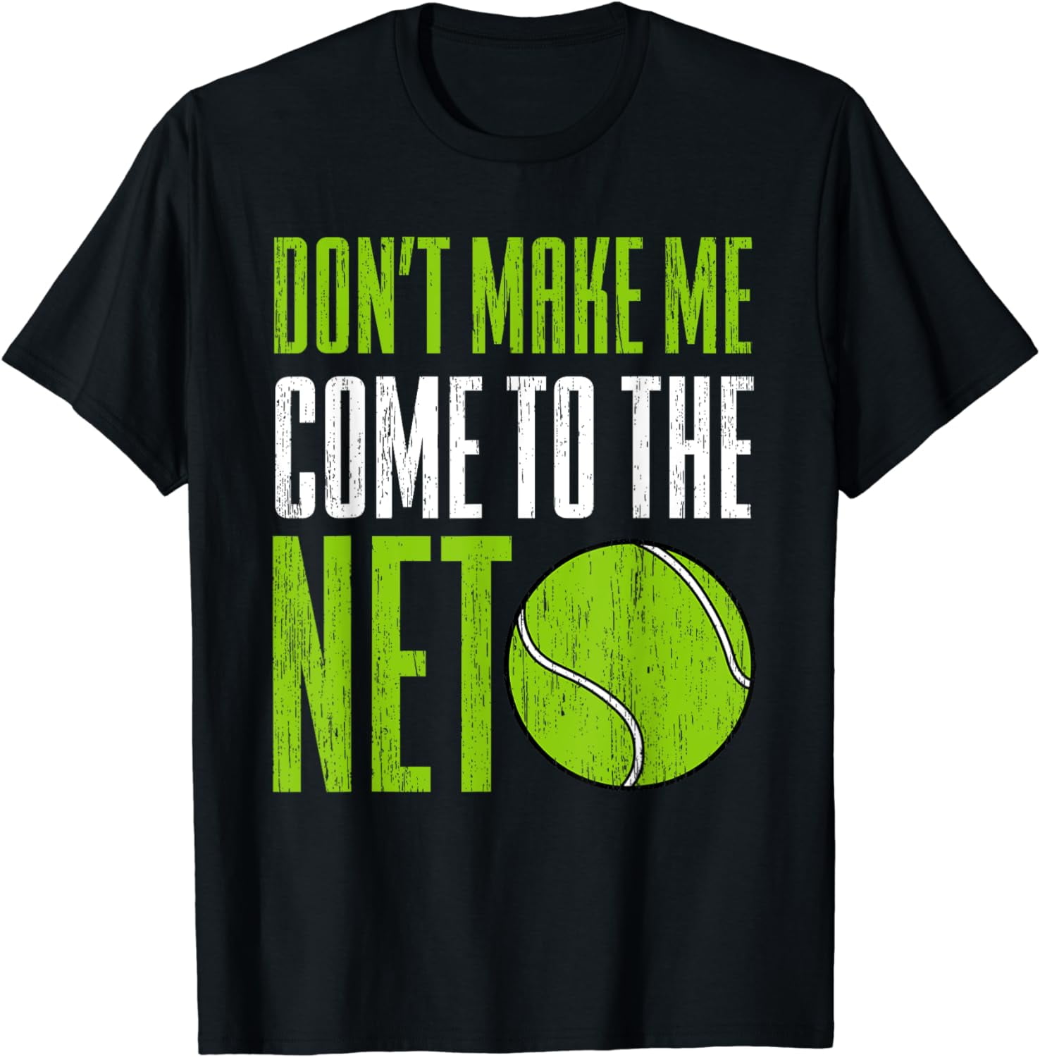 Funny Tennis Player Racket Ball Game Gag Gift Men Women Kids TShirt