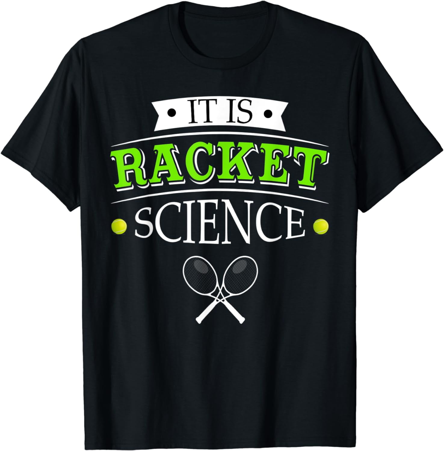 Funny Tennis Player Tennis Coach Racket Tennis Court is Life T-Shirt ...