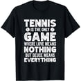 thumbnail image 1 of Funny Tennis Playing Tennis Player Sports Racket Ball T-Shirt, 1 of 4