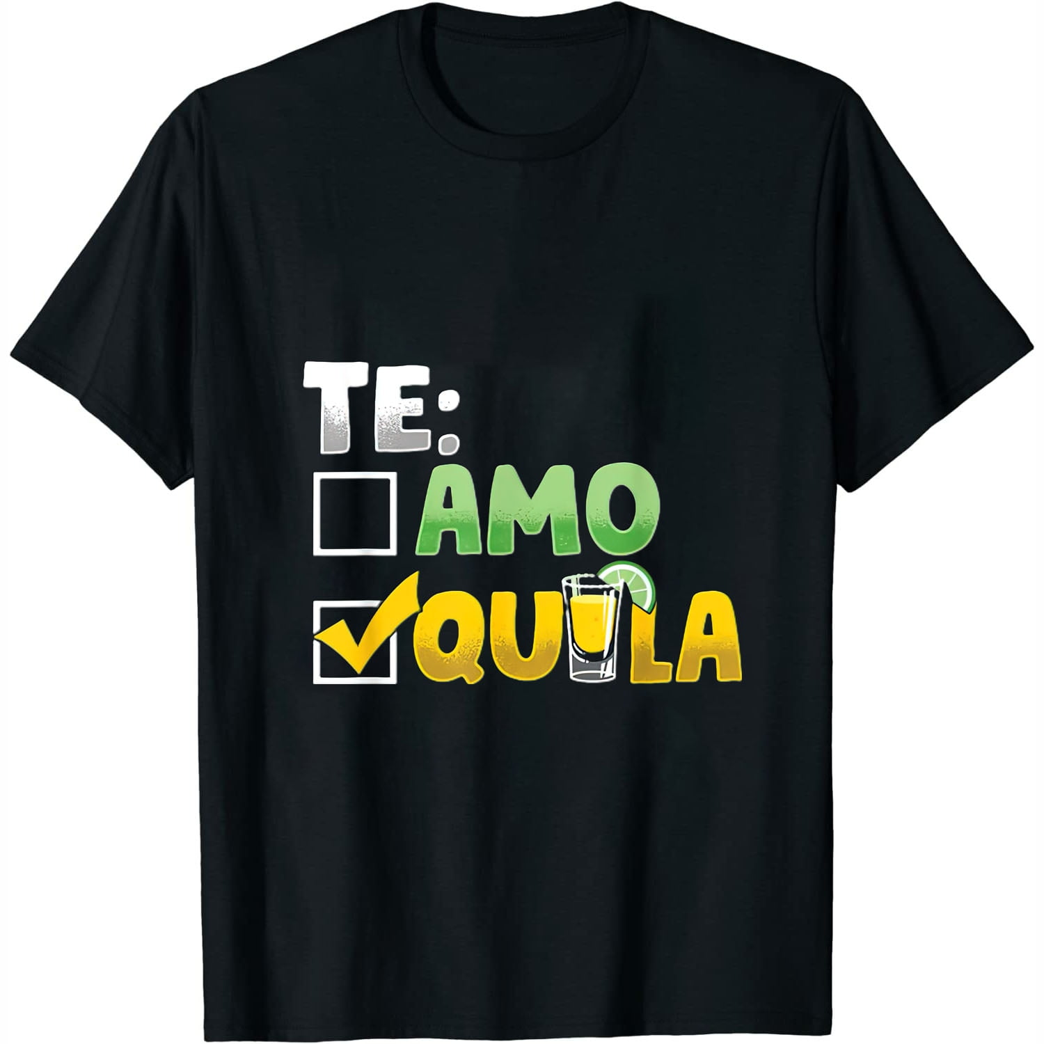 Funny Tequila Alcohol Beverage Mexican Mexico Womens TShirt