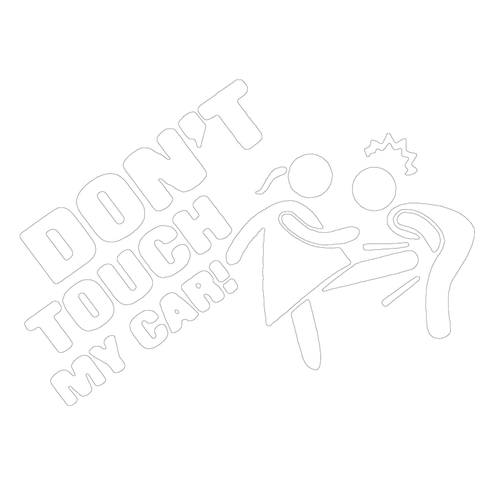 Funny Text Don't My Car Car Stickers Don't My Car Car Stickers Reflective Water Proof Stickers