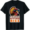 thumbnail image 1 of Funny Thanksgiving Rizz Cool Turkey Skibidi Awesome Fun T-Shirt TShirt, 1 of 4