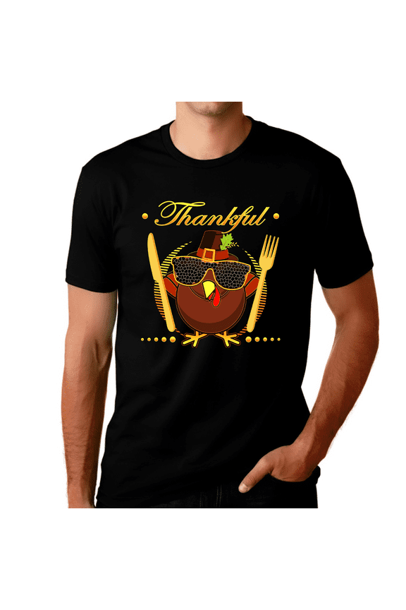 Funny Thanksgiving Shirts for Men Turkey Shirt Thankful Shirt for Men Funny Turkey Shirt Fall Shirts
