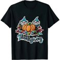 thumbnail image 1 of Funny Thanksgiving Shirts for Women Gnome - Gnomies Lover T-Shirt, 1 of 5