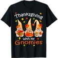thumbnail image 1 of Funny Thanksgiving Shirts for Women Gnome - Gnomies Lover T-Shirt, 1 of 5