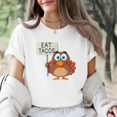 thumbnail image 1 of Funny Thanksgiving Taco Eat Tacos Turkey Holiday Humor Unisex T-Shirt, up to size 5XL, 1 of 2