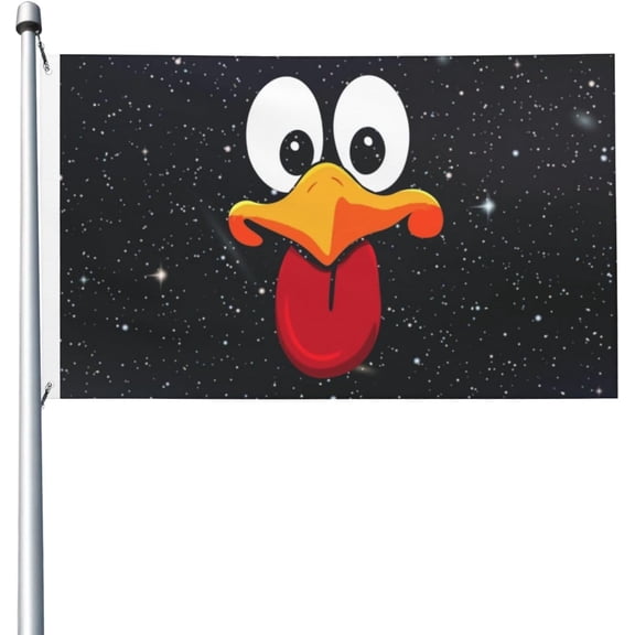 Funny Thanksgiving Turkey 3x5 Double Sided Flag Fade Resistant Banner Polyester Flag with 2 Brass Grommets For Indoor Outdoor46