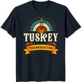 thumbnail image 1 of Funny Thanksgiving Turkey Graphic on Black T-Shirt Celebrate with Style, 1 of 5