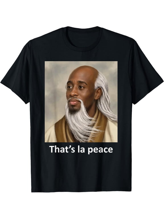 Funny That's La Peace Meme Chinese Black Man Meme T-Shirt
