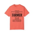 thumbnail image 1 of Funny The Farmer Has Retired Grandpa Senior Worker Wife Dad Novelty Farmer Retirement Work Women Men Travel Unisex Garment-Dyed T-shirt, 1 of 4