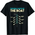 thumbnail image 1 of Funny The Real Parts Of The Boat Rowers Paddles Rowing T-Shirt, 1 of 3