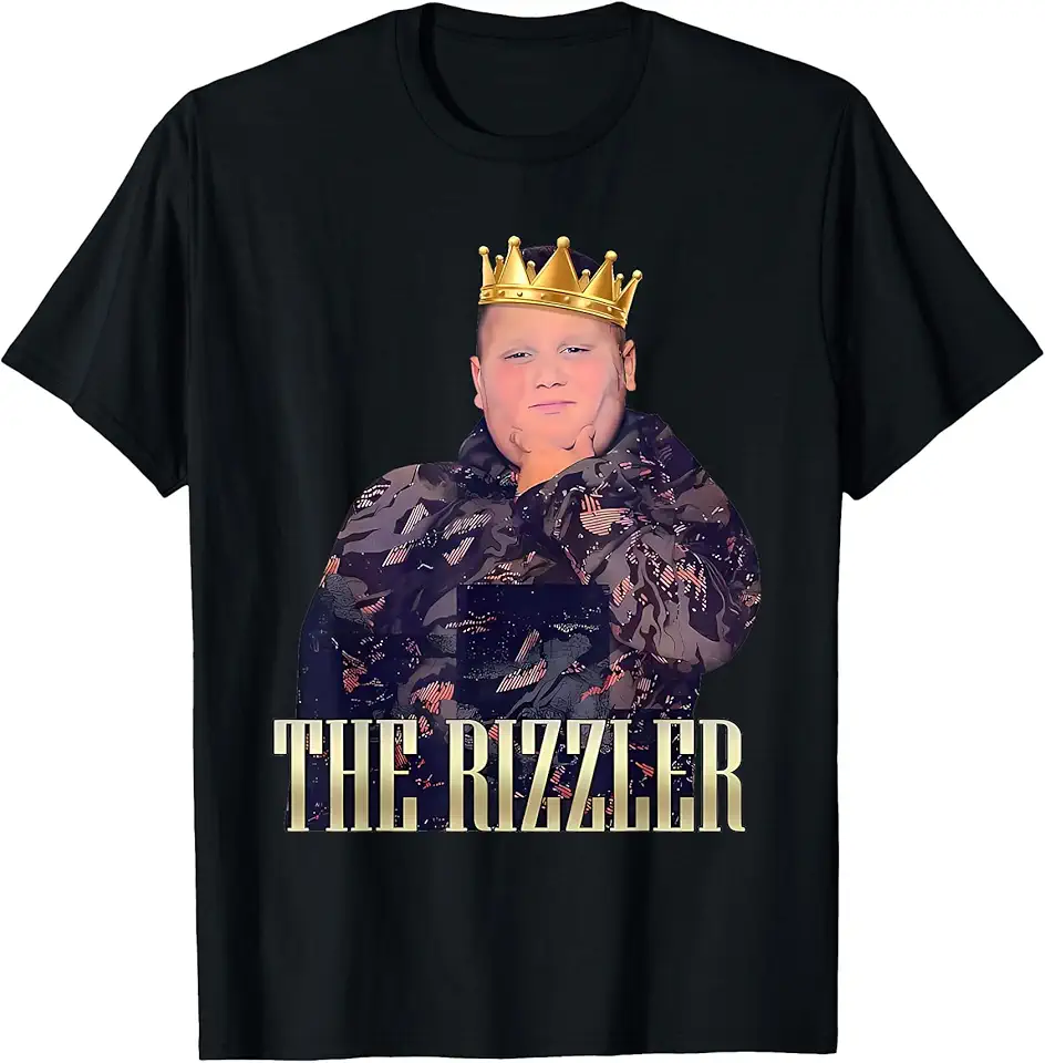 Skigma Rizzler Funny The Rizzler King Bring The Boom Rizzler Kid Sigma Meme T-Shirt ...