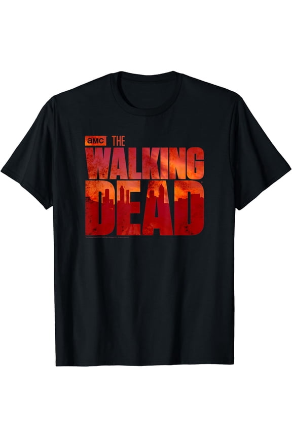 Funny The Walking Dead Blood Logo T-Shirt