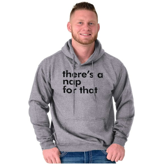 Funny There's A Nap For That Joke Unisex Plus Fleece Graphic Hoodie Brisco Brands 3X