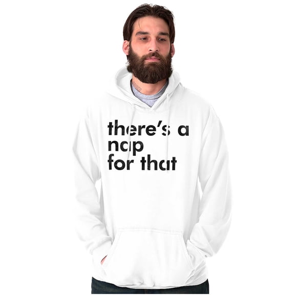 Funny There's A Nap For That Joke Unisex Plus Fleece Graphic Hoodie Brisco Brands 4X