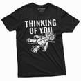 thumbnail image 1 of Funny Thinking Of You T-Shirt Halloween Creepy Voodoo Doll Horror Tee Shirt (Medium Black), 1 of 5