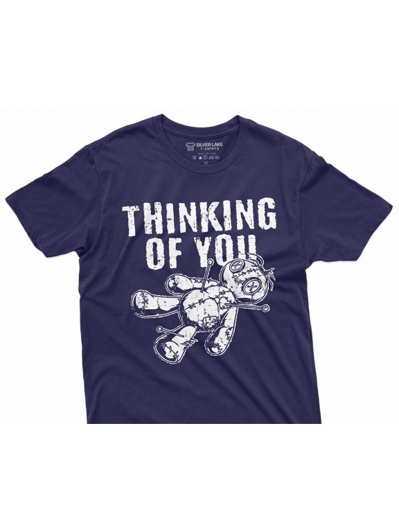 Funny Thinking of our Missing Tshirt Halloween Creepy Voodoo Doll Horror Tee Shirt Funny T