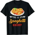 thumbnail image 1 of Funny This Is My Spaghetti Shirt Pasta Italian Food Lover T-Shirt, 1 of 3