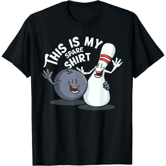 Funny This Is My Spare Bowling Game Gift For Men Women T-Shirt