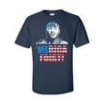 thumbnail image 1 of Funny Three Stooges 'Merica First American Flag Short Sleeve T-shirt-Navy-large, 1 of 4