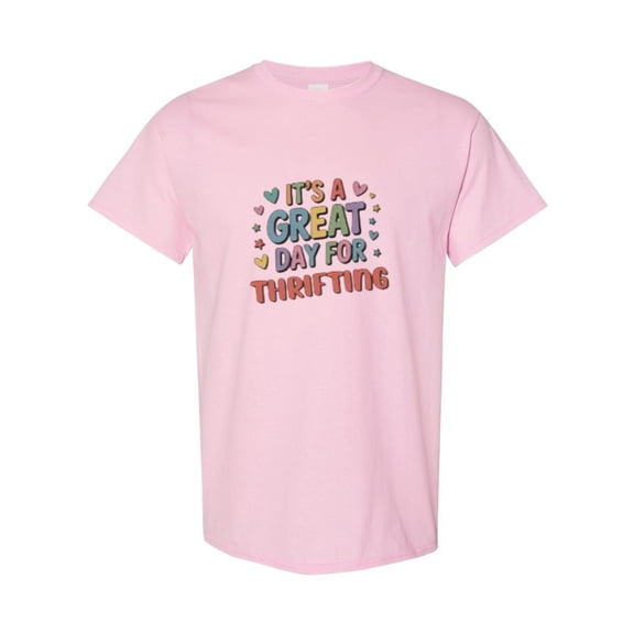 Funny Thrift Lover Graphic Shopping Humor Vintage Finds Style Quote T-Shirt, for men & women, up to size 5XL