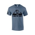 thumbnail image 1 of Funny Thumbs Up I Can Fix That American Flag Sleeve Mens Short Sleeve T-shirt Graphic Tee-Heather Indigo-xxl, 1 of 4