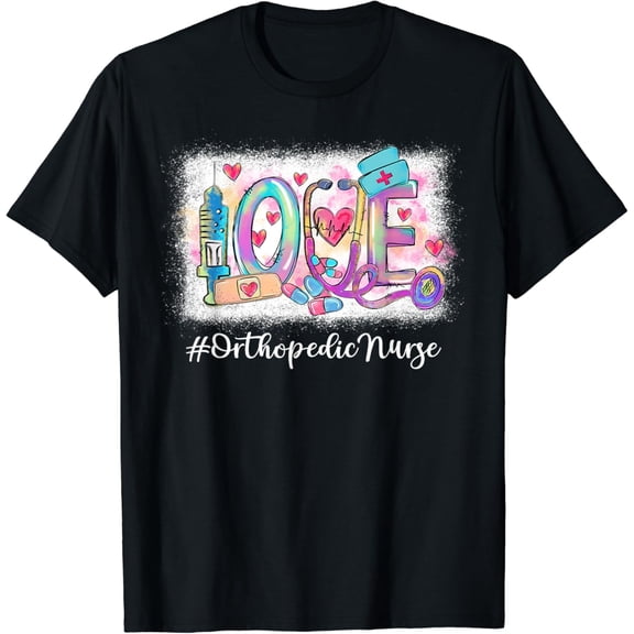 Funny Tie Dye Stethoscope Love Orthopedic Nurse Nurses Day T-Shirt Unisex S-5XL Hot Trending Shirt, Vintage Birthday Gift