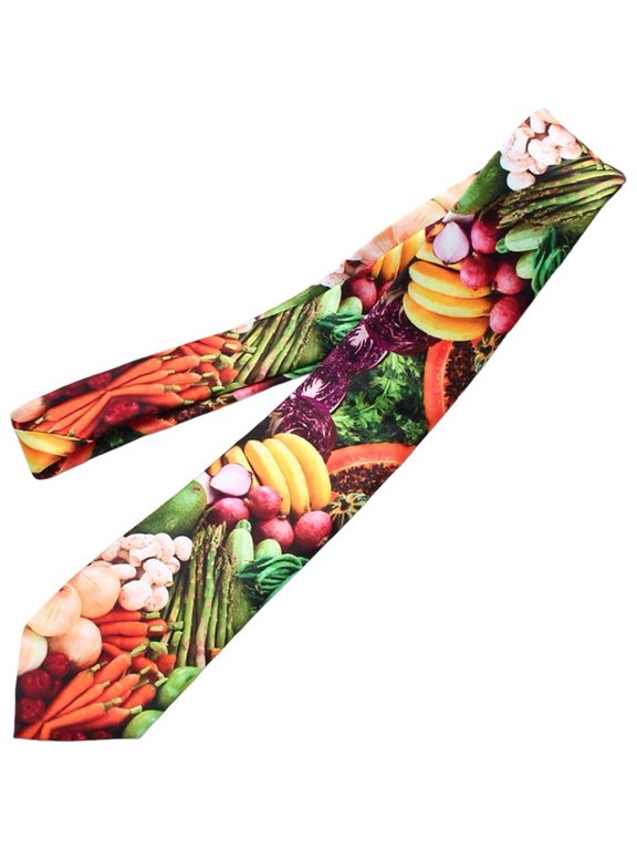 Funny Ties for Men Fashion Novelty Necktie Adjustable Neck Tie for Wedding Party Meeting Outfit Gift for Husband Father's Day