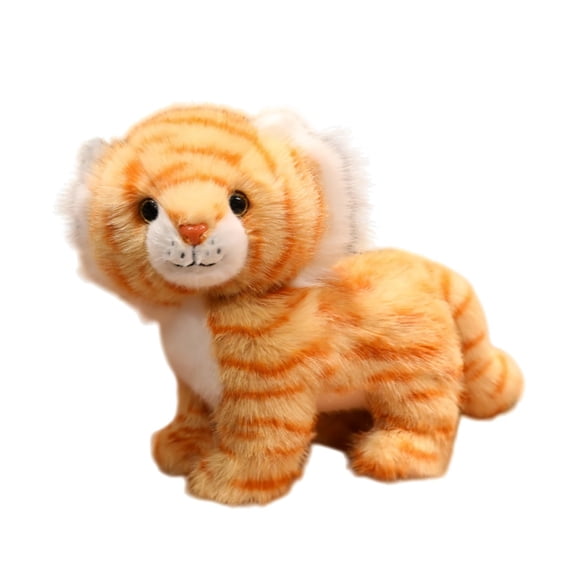 Funny Tiger Stuffed Animals - Soft Tiger Plush Toy Dolls Home Decor Christmas Birthday Gifts