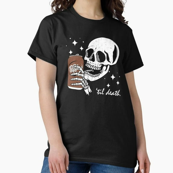 Funny Till Last Breath Dr. Pepper Skeleton Halloween Christmas G6591 Unisex T-Shirt, Up to Size 5XL