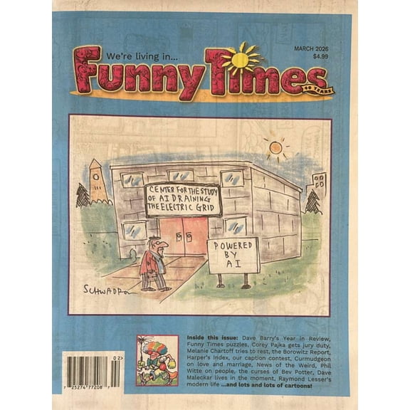 Funny Times Magazine March 2026