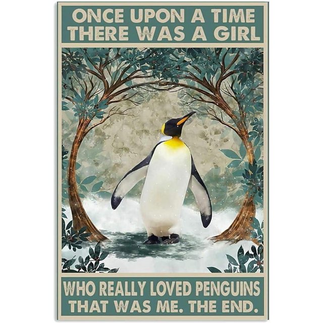 Funny Tin Bathroom Signs Metal Sign There was a Girl Who Really Loved