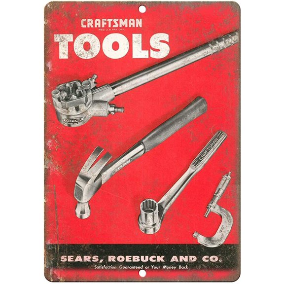 Funny Tin Sign Craftsman Tools Bar Cafe Living Room Kitchen Home Decoration 8x12 Inches