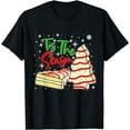 thumbnail image 1 of Funny Tis The Season Design Christmas Tree Cakes Debbie T-Shirt, 1 of 3