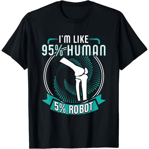 Funny Titanium Knee Replacement Surgery Get Well Gift T-Shirt