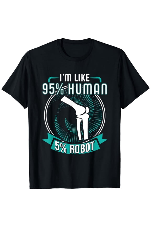 Funny Titanium Knee Replacement Surgery Get Well Gift T-Shirt