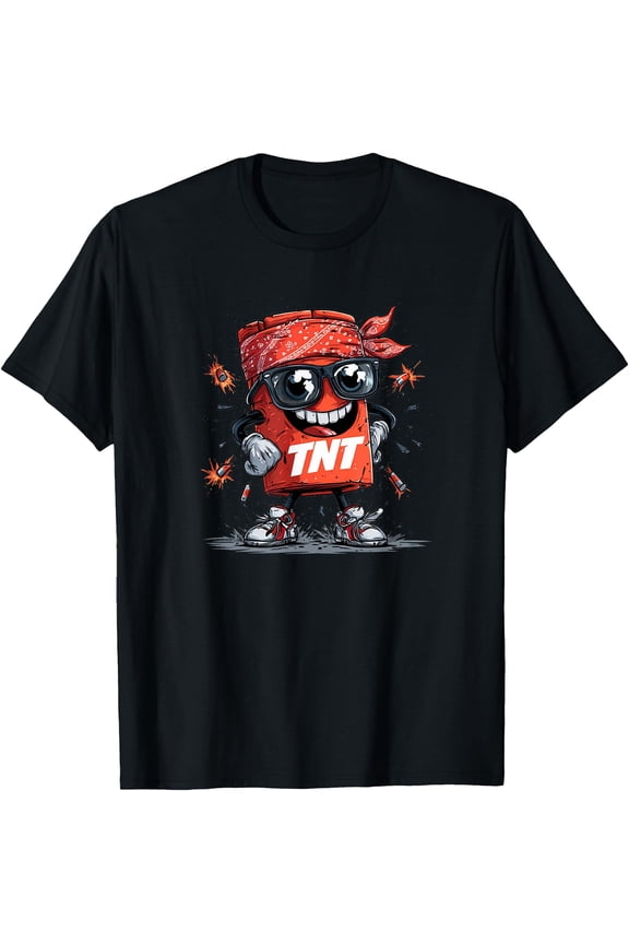 Funny Tnt Package Costume For Dynamite And Fireworks Lovers T-Shirt