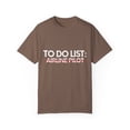thumbnail image 1 of Funny To Do List Airline Pilot Retirement Worker Pilot Gag Novelty Airline Pilot Retired Job Working Men Women Unisex Garment-Dyed T-shirt, 1 of 4