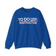 thumbnail image 1 of Funny To Do List Instructor Retirement Worker Gym T Gildan 18000 Sweatshirt, 1 of 4